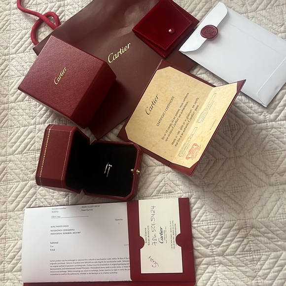 Cartier ring white gold - Picture 2 of 7